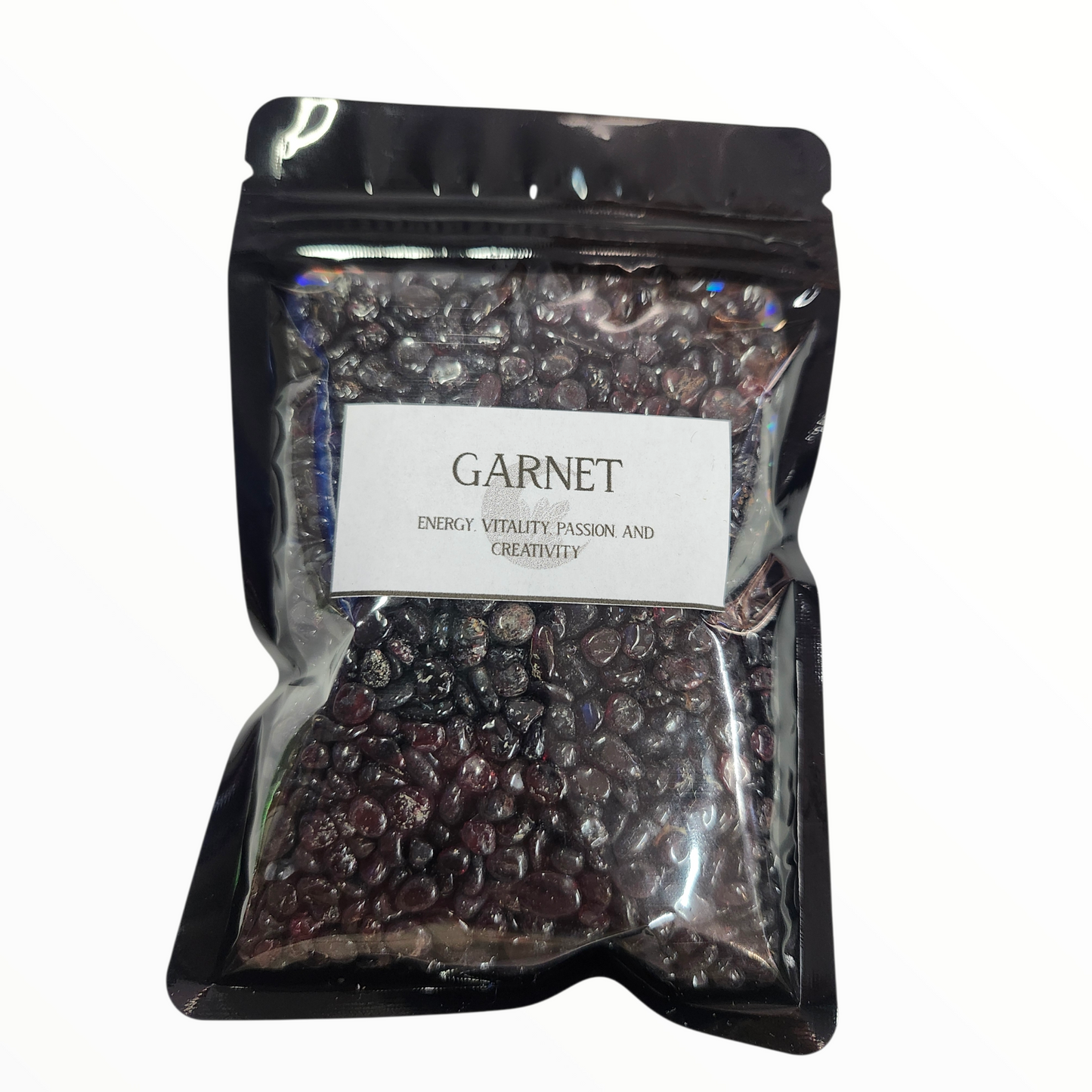 Garnet crystal chips