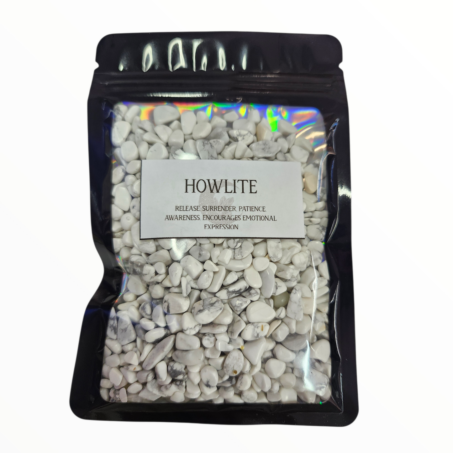 Howlite crystal chips