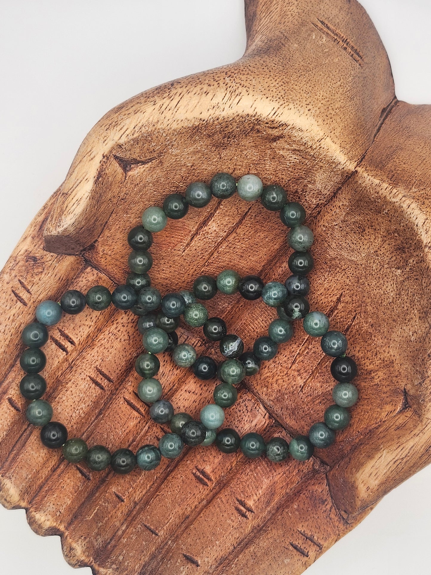 Green Moss Agate Bracelet