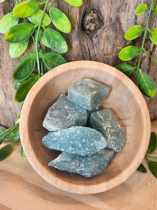 Raw Green Quartz