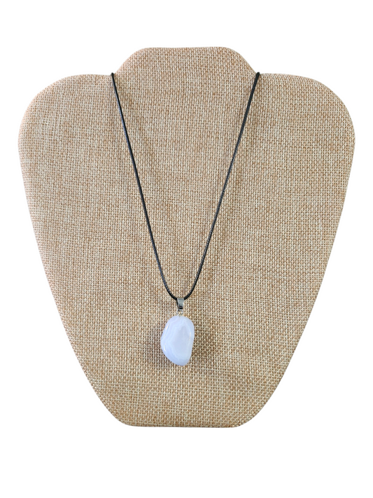 Blue Lace Agate Necklace