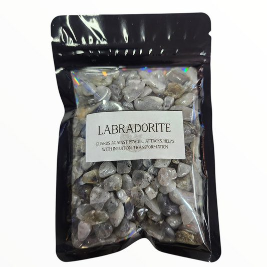 Labradorite crystal chips
