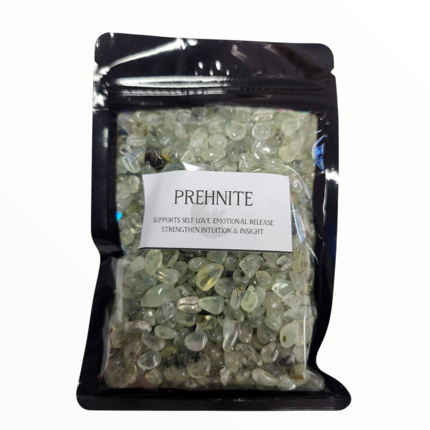 Prehnite crystal chips