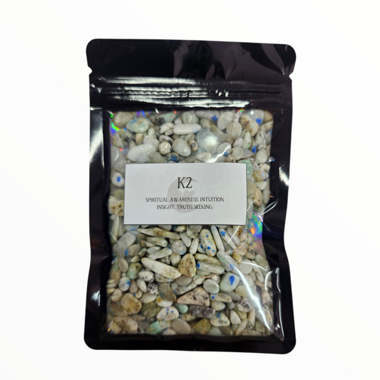 K2 crystal chips
