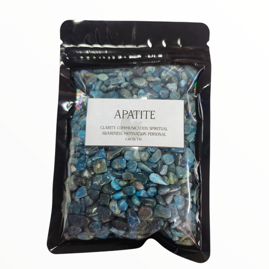 Apatite crystal chips