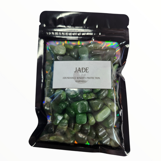 Jade crystal chips